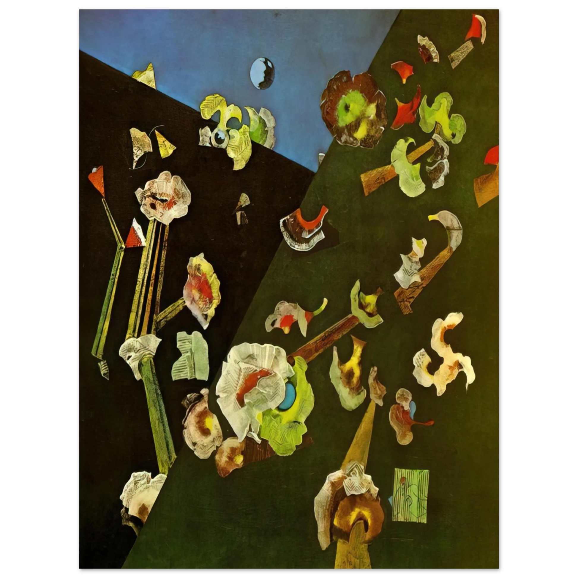 Max Ernst - Snow Flowers Fine Art Poster - Default Title