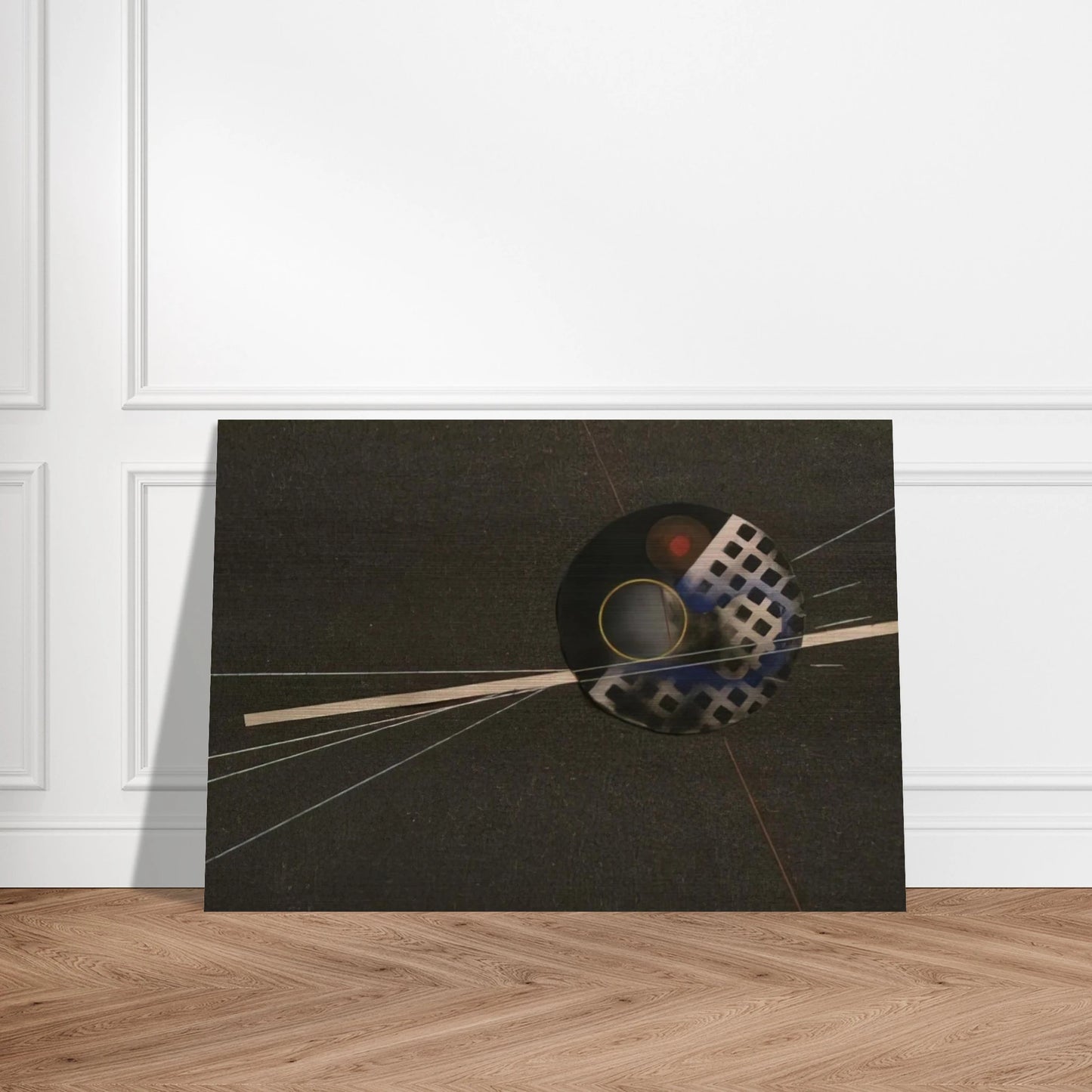 Emery Paper collage - Laszlo Moholy-Nagy Brushed Aluminum Print - 70x100 cm / 28x40 inches | Laszlo Moholy-Nagy Aluminum Print | Laszlo Moholy-Nagy Prints