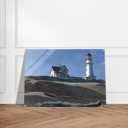 Lighthouse HIll - Edward Hopper Acrylic Print - 70x100 cm / 28x40″ inches | Edward Hopper Wall Art | Edward Hopper Prints