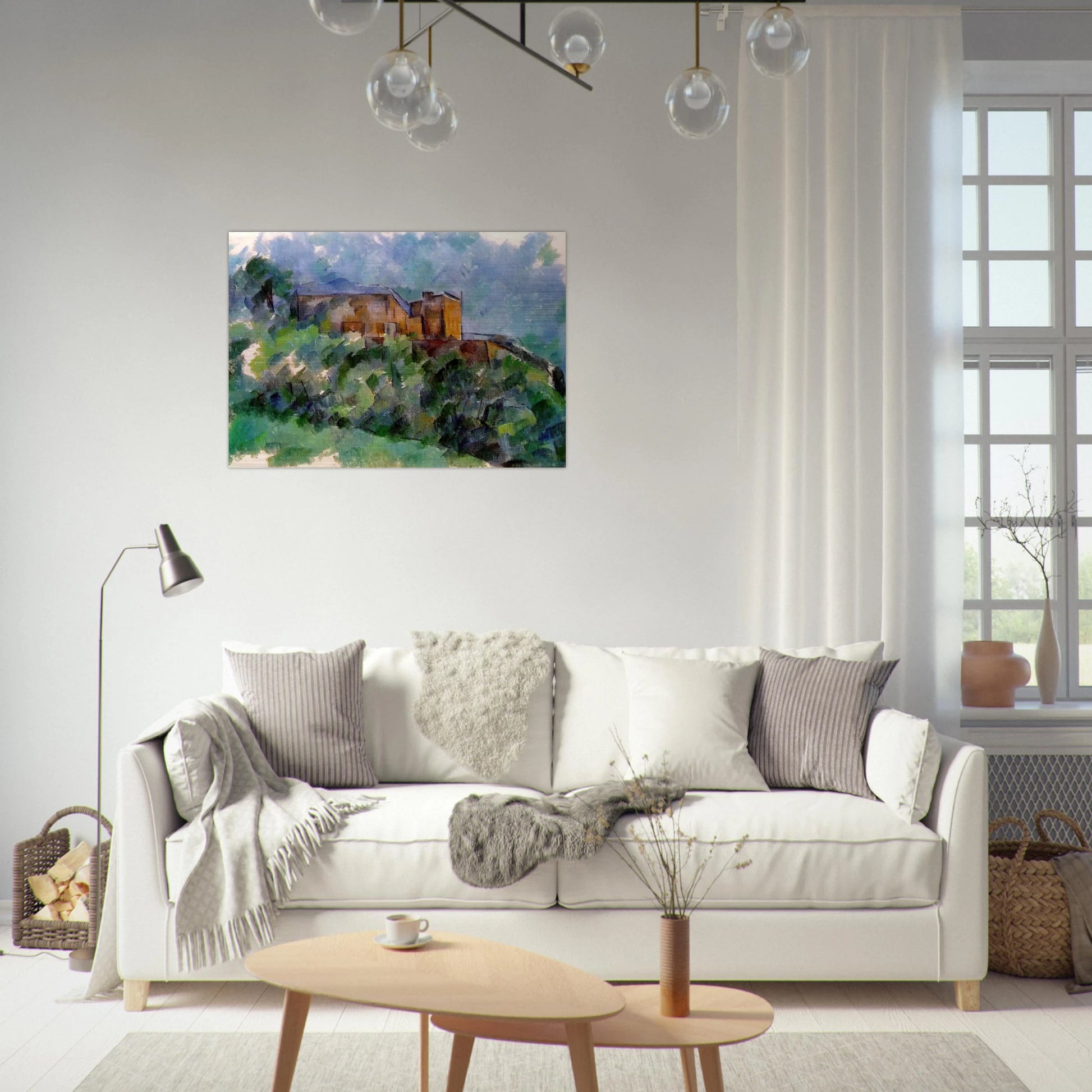 Chateau Noir - Paul Cézanne Brushed Aluminum Print - 70x100 cm / 28x40 inches | Paul Cézanne Aluminum Print | Paul Cézanne Prints