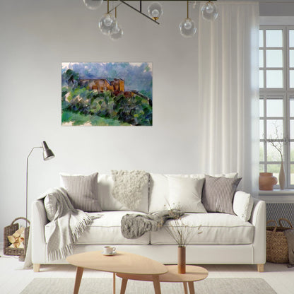 Chateau Noir - Paul Cézanne Brushed Aluminum Print - 70x100 cm / 28x40 inches | Paul Cézanne Aluminum Print | Paul Cézanne Prints