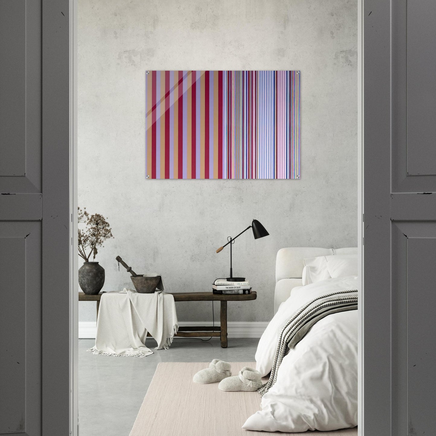 Royal Canoe - 1977 - Gene Davis Acrylic Print - 70x100 cm / 28x40″ inches | Gene Davis Wall Art | Gene Davis Prints