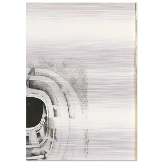 NINTH STONE 1968 - Lee Bontecou Brushed Aluminum Print - 70x100 cm / 28x40 inches | Lee Bontecou Aluminum Print | Lee Bontecou Prints