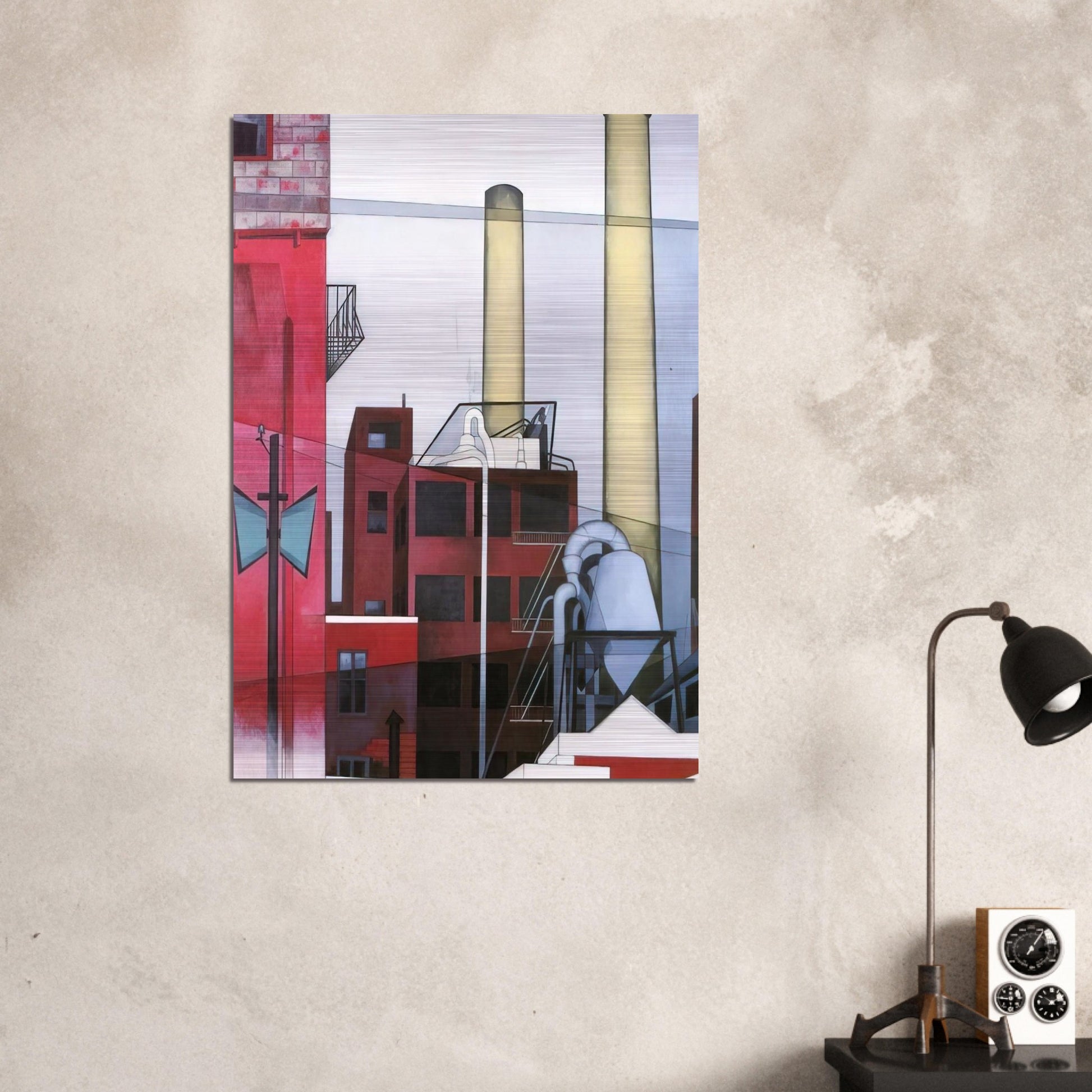 After All - 1933 - Charles Demuth Brushed Aluminum Print - 70x100 cm / 28x40 inches | Charles Demuth Aluminum Print | Charles Demuth Prints