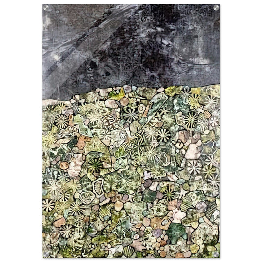 I LIVE IN A COUNTRY LAUGHING - Jean Dubuffet Acrylic Print - 70x100 cm / 28x40″ inches | Jean Dubuffet Wall Art | Jean Dubuffet Prints