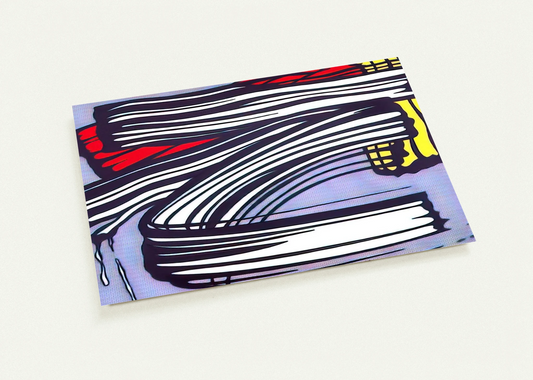LITTLE BIG PAINTING 1965 By Roy Lichtenstein Pack of 10 Post Cards | Roy Lichtenstein Post Cards | A6 (10.5 x 14.8 cm) - 4.1 x 5.8 inches