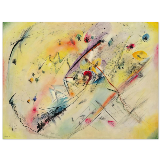Wassily Kandinsky - BRIGHT PICTURE 1913 Fine Art Poster - Default Title