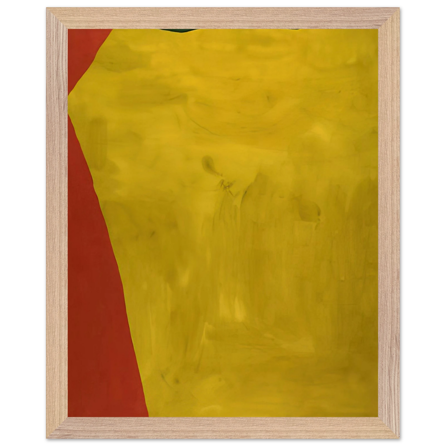 Helen Frankenthaler - Blessing of the Fleet - 1969 Wall art - 50x70 cm / 20x28 inches - Premium Wooden Framed Poster With Fine Art Paper - Wood frame