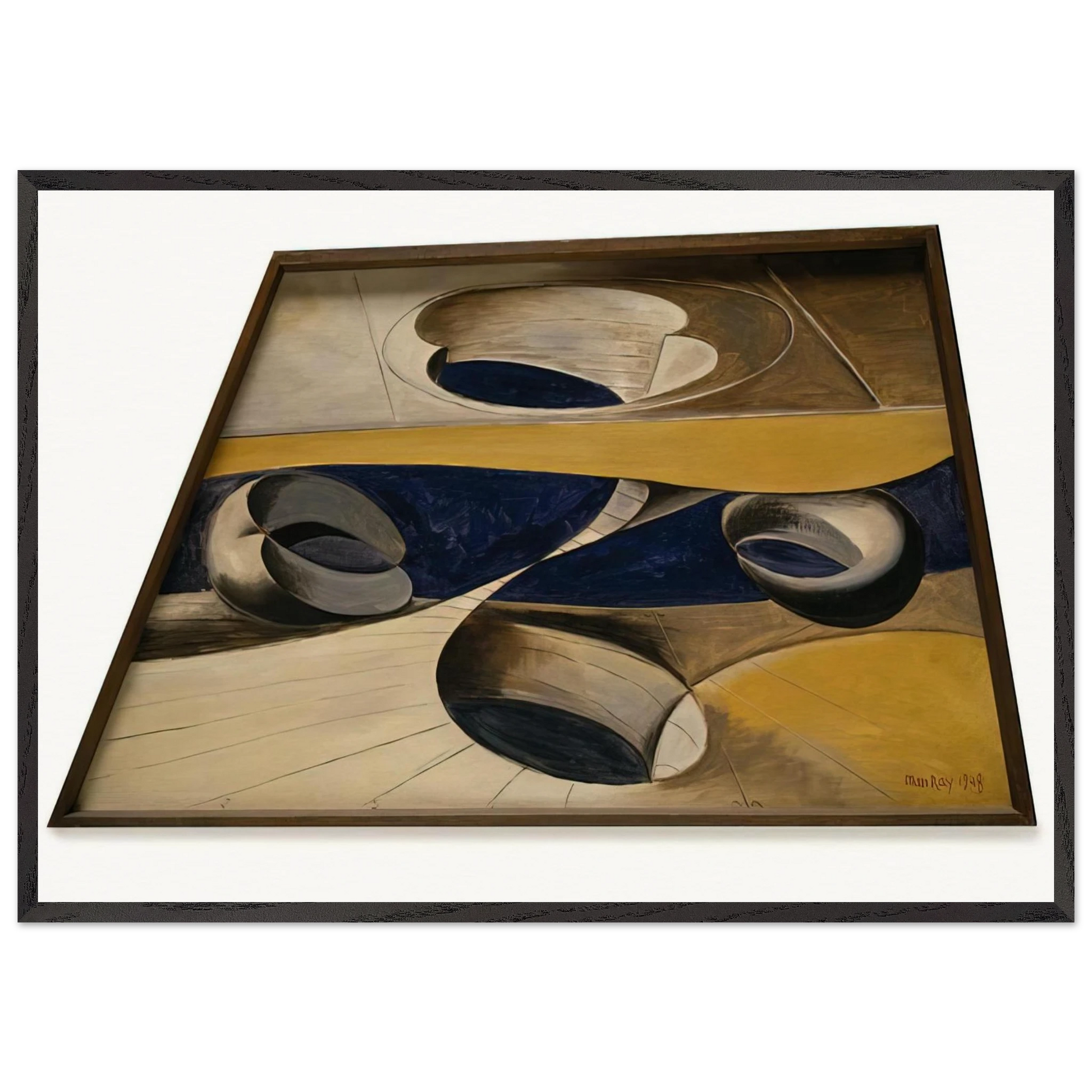 SHAKESPEAREAN EQUATION MEASURE FOR MEASURE - Man Ray Framed Art Print – Black Wooden Frame - Default Title - -Framed Art Print