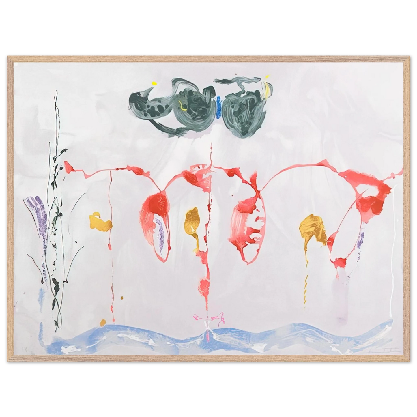 Helen Frankenthaler - Aerie - 2009 Wall art - A1 (59.4 x 84.1  cm) - Fine Art Poster - -