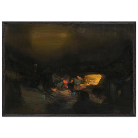 4 AVRIL 1979 - Chu teh Chun Framed Art Print – Black Wooden Frame - Default Title - -Framed Art Print