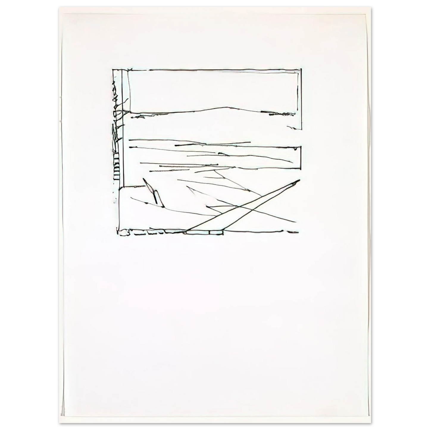 Brice Marden - Greece Summer - 1974 Fine Art Poster - Default Title