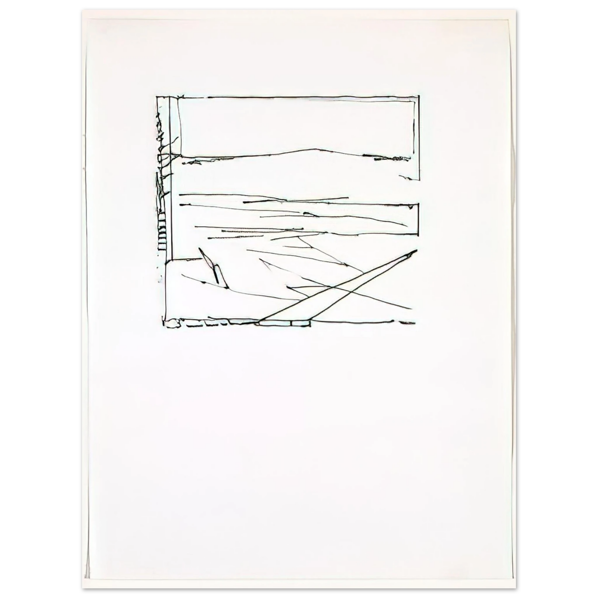 Brice Marden - Greece Summer - 1974 Fine Art Poster - Default Title