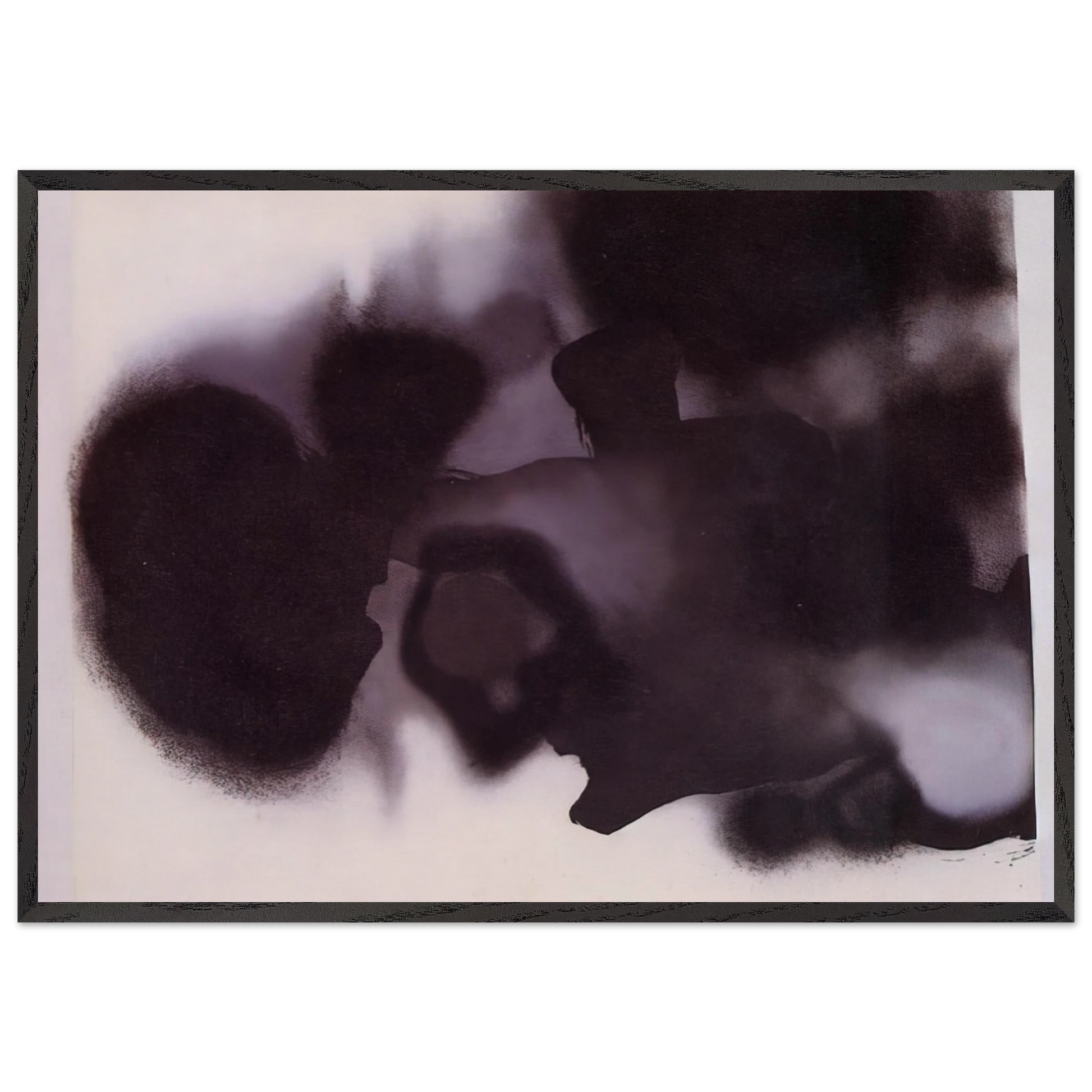 THE CLOUD 1986 - Victor Pasmore Framed Art Print – Black Wooden Frame - Default Title - -Framed Art Print