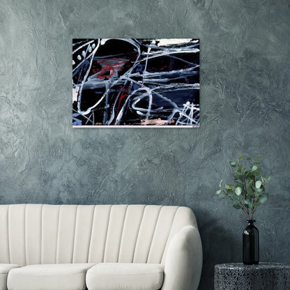 EPISODE - Jean Dubuffet Brushed Aluminum Print - 70x100 cm / 28x40 inches | Jean Dubuffet Aluminum Print | Jean Dubuffet Prints