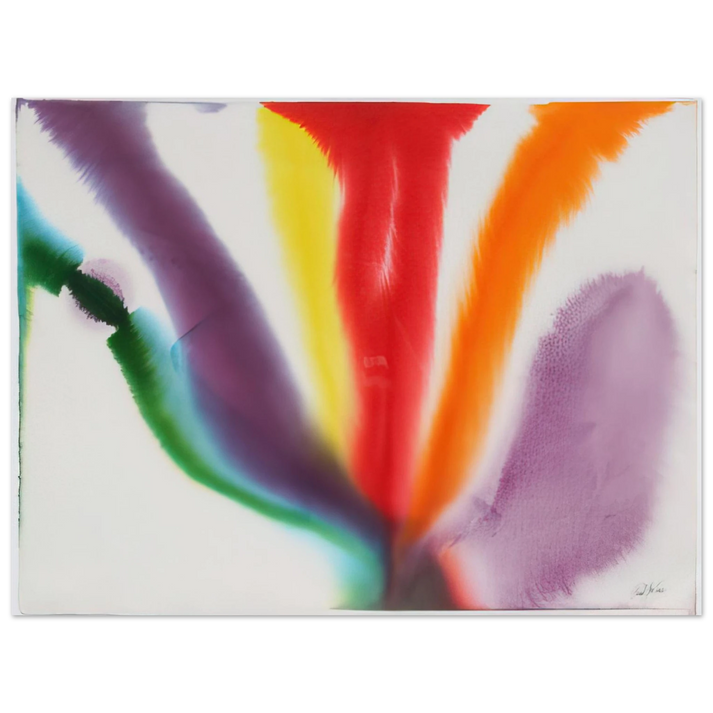 Paul Jenkins - Phenomena Compass Bearing - 1979  75x100 cm / 30x40inches Fine Art Poster