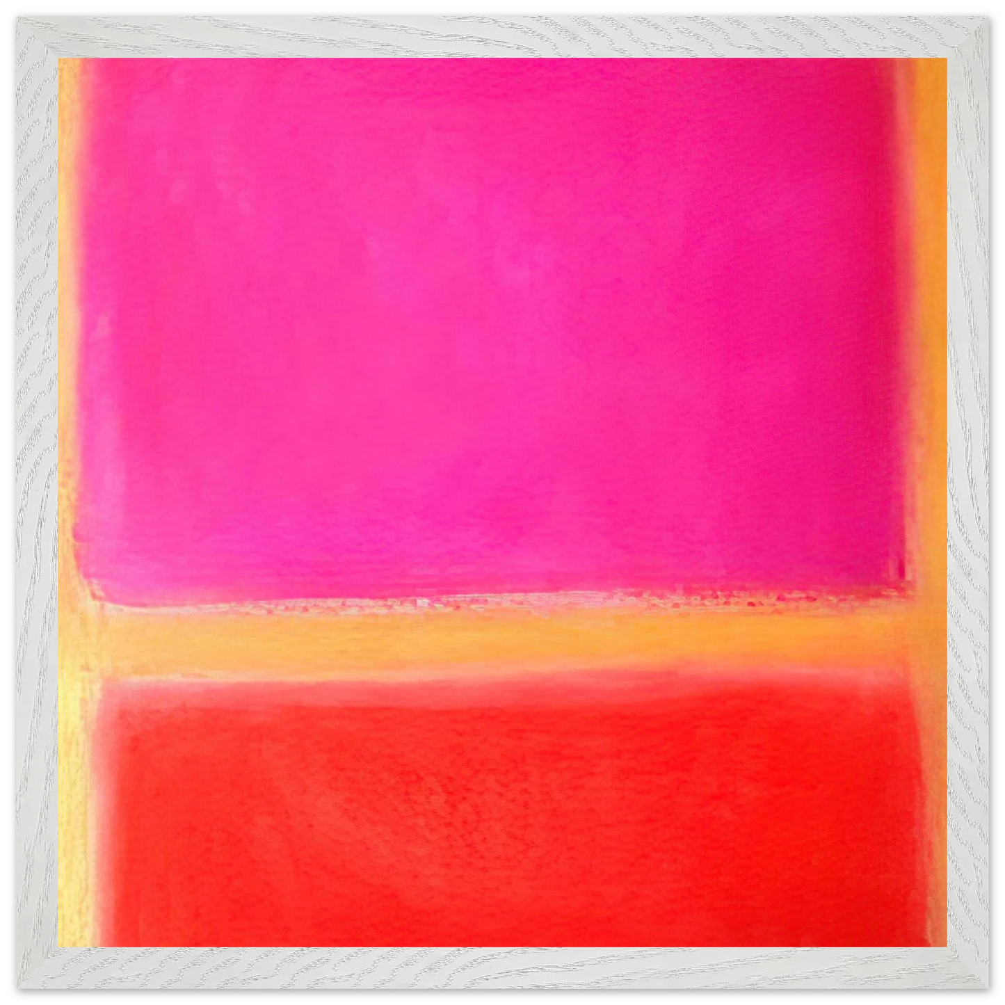 Helen Frankenthaler - Untitled - Color Field Painting Wall art - 60x90 cm / 24x36 inches - Premium Wooden Framed Poster With Fine Art Paper - White frame