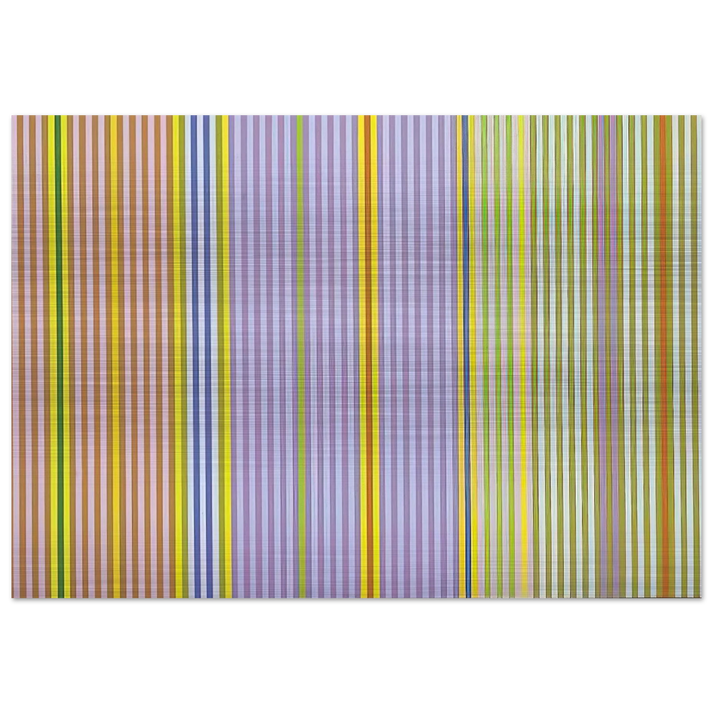 Ianthe - 1969 - Gene Davis Brushed Aluminum Print - 70x100 cm / 28x40 inches | Gene Davis Aluminum Print | Gene Davis Prints