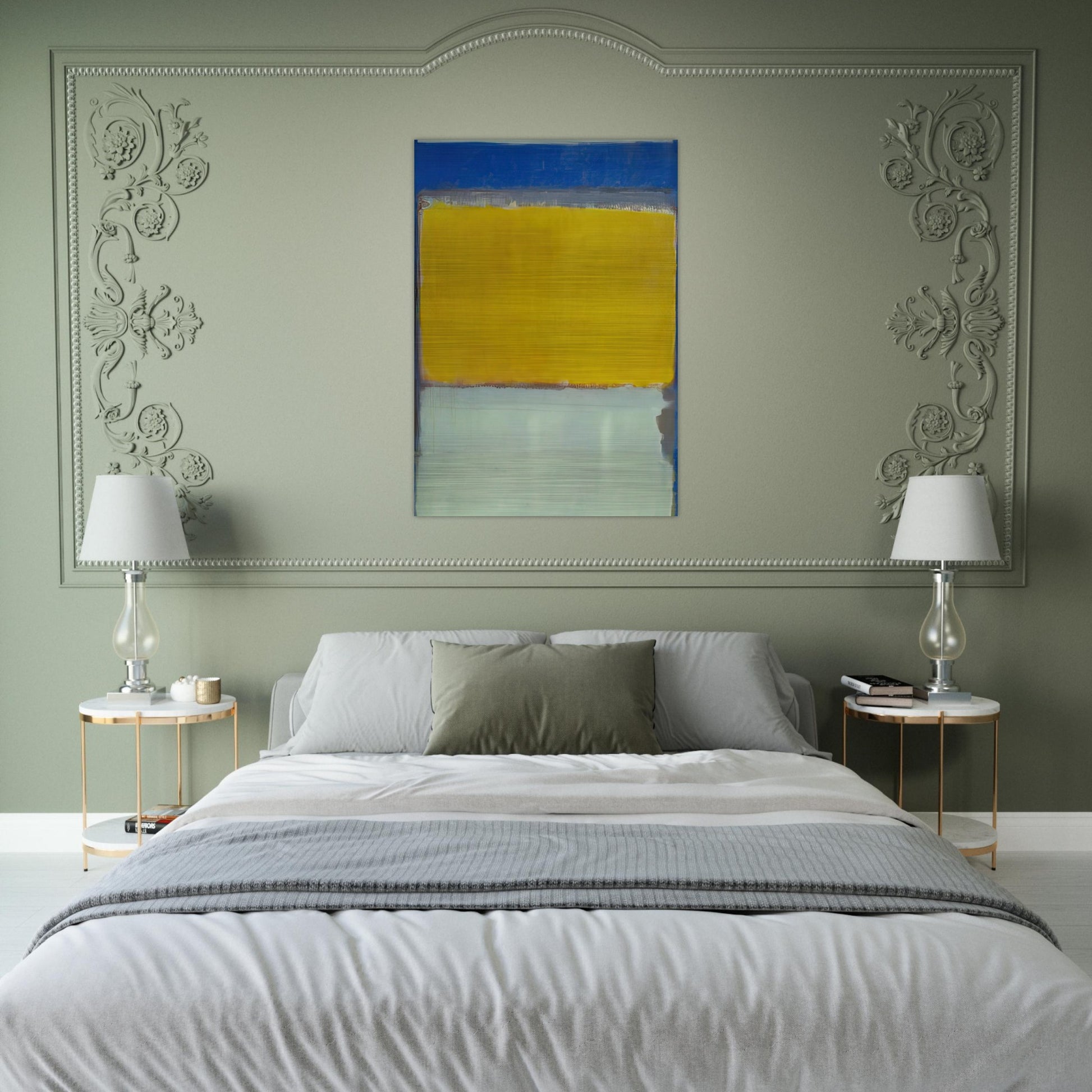 No.10 - 1950 - Mark Rothko Brushed Aluminum Print - 70x100 cm / 28x40 inches | Mark Rothko Aluminum Print | Mark Rothko Prints