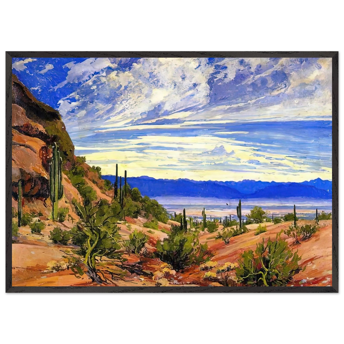 Maynard Dixon - WASHOE WICKIUP 1919 Wall art - A3 (29.7 x 42  cm) - Fine Art Poster - -