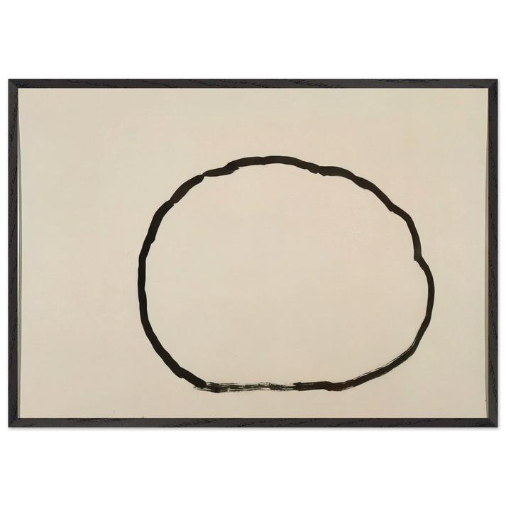 UNTITLED 6 N2 - Philip Guston 70x100 cm / 28x40 inches Framed Art Print – Black Wooden Frame