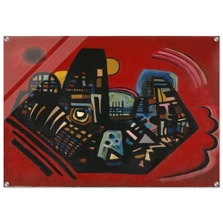 BLACK RED 1928 - Wassily Kandinsky Acrylic Print - 70x100 cm / 28x40″ inches