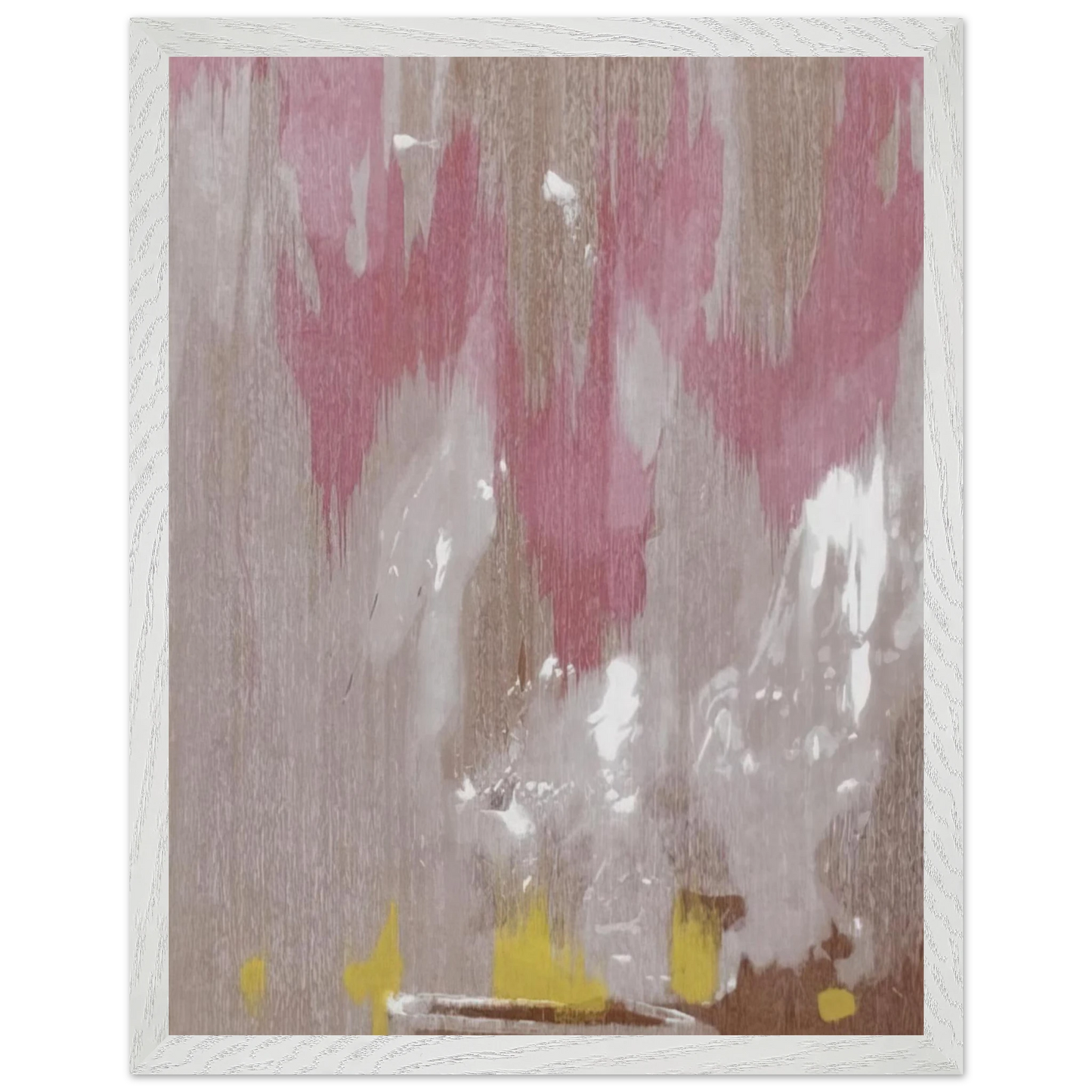 Helen Frankenthaler - Tales of Genji IV - 1998 Wall art - 60x80 cm / 24x32 inches - Premium Wooden Framed Poster With Fine Art Paper - Black frame