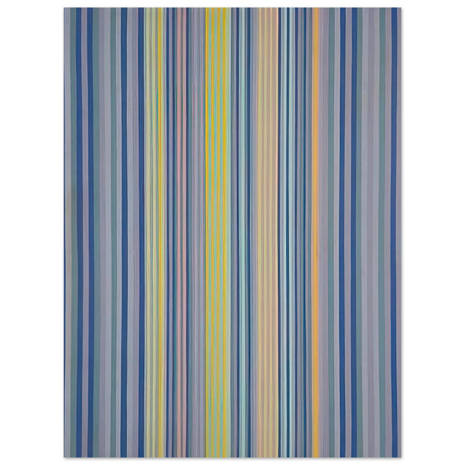 Gene Davis - Midnight Watch - 1976 Fine Art Poster - Default Title