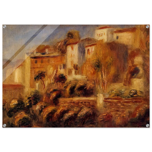 Houses at Cagnes - Pierre-Auguste Renoir Acrylic Print - 70x100 cm / 28x40″ inches