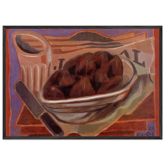 FIGS - Juan Gris Framed Art Print – Black Wooden Frame - Default Title - -Framed Art Print