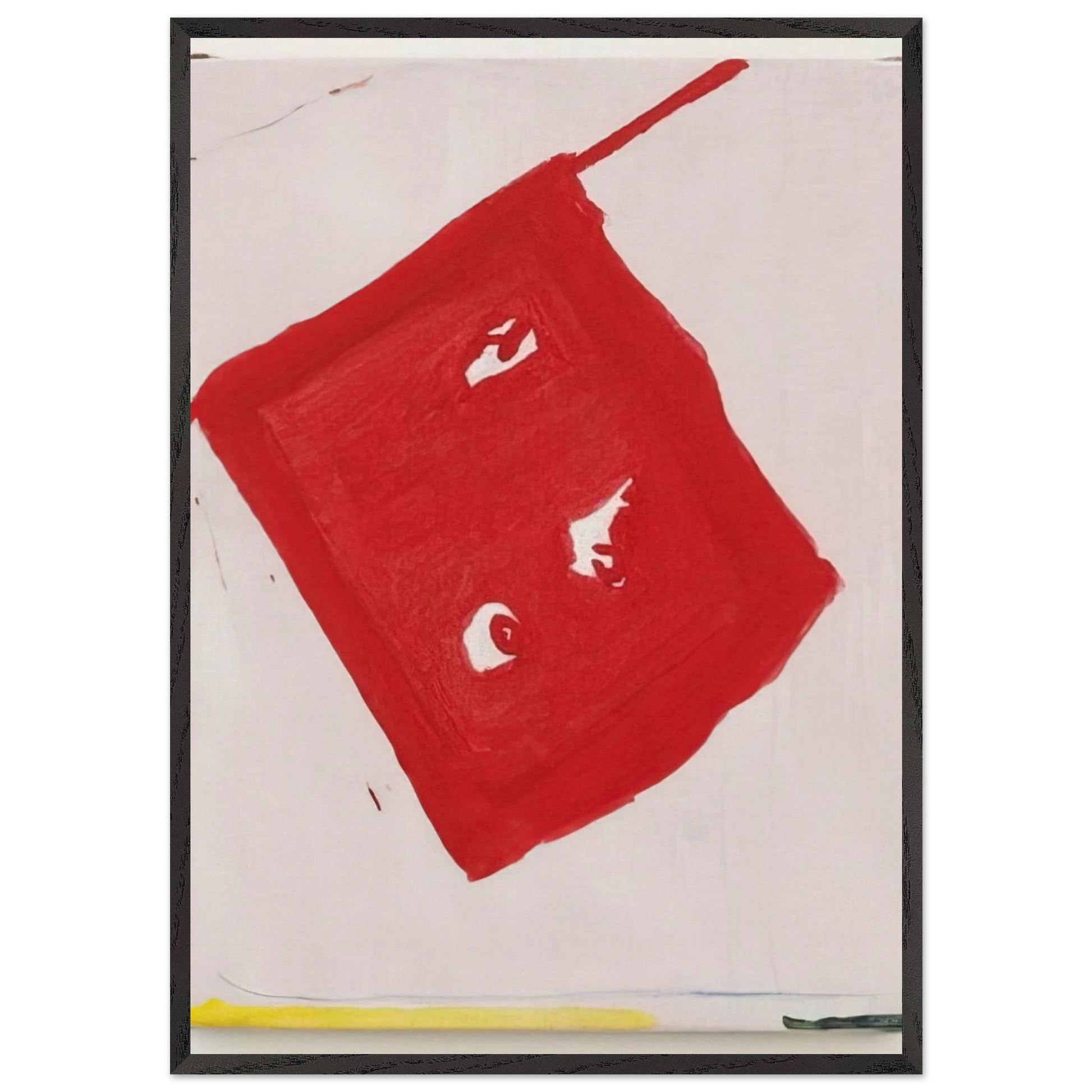 Turkish 1 May - 2009 N1 - Ralston Crawford Framed Art Print – Black Wooden Frame - Default Title - -Framed Art Print