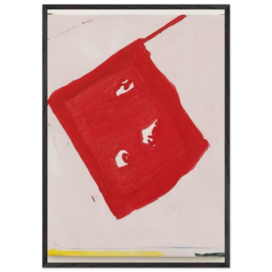 Turkish 1 May - 2009 N1 - Ralston Crawford Framed Art Print – Black Wooden Frame - Default Title - -Framed Art Print