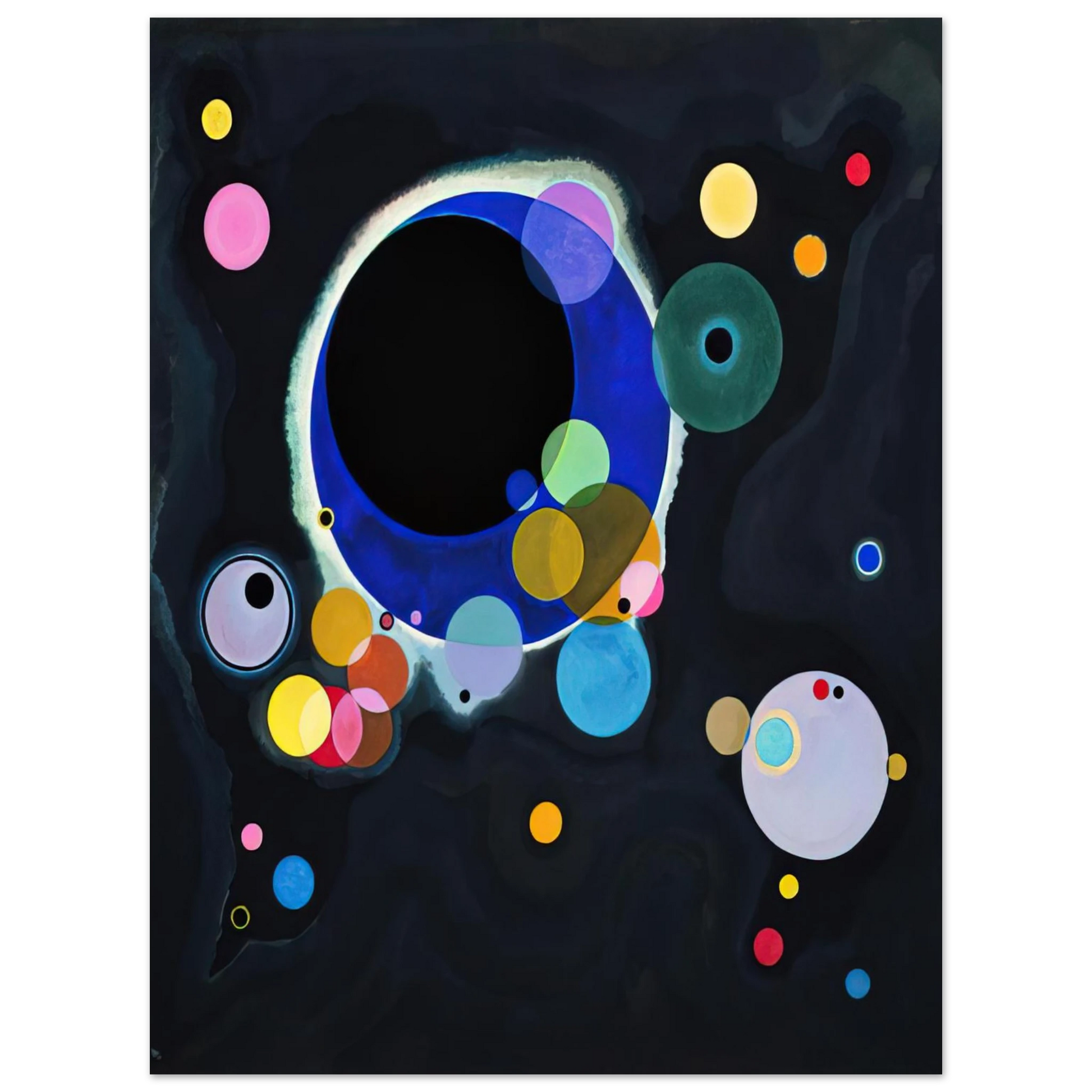 Wassily Kandinsky - SEVERAL CIRCLES 1926 Fine Art Poster - Default Title