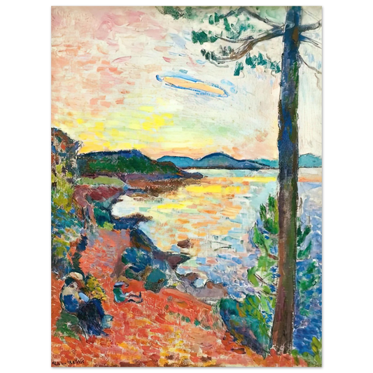 Henri Matisse - THE GULF OF SAINT TROPEZ 1904 Fine Art Poster - Default Title
