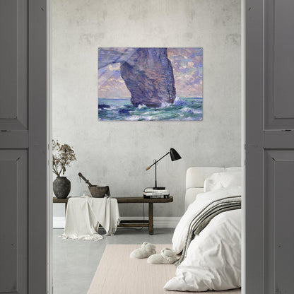 The Manneport, Seen from Below - claude monet Acrylic Print - 70x100 cm / 28x40″ inches