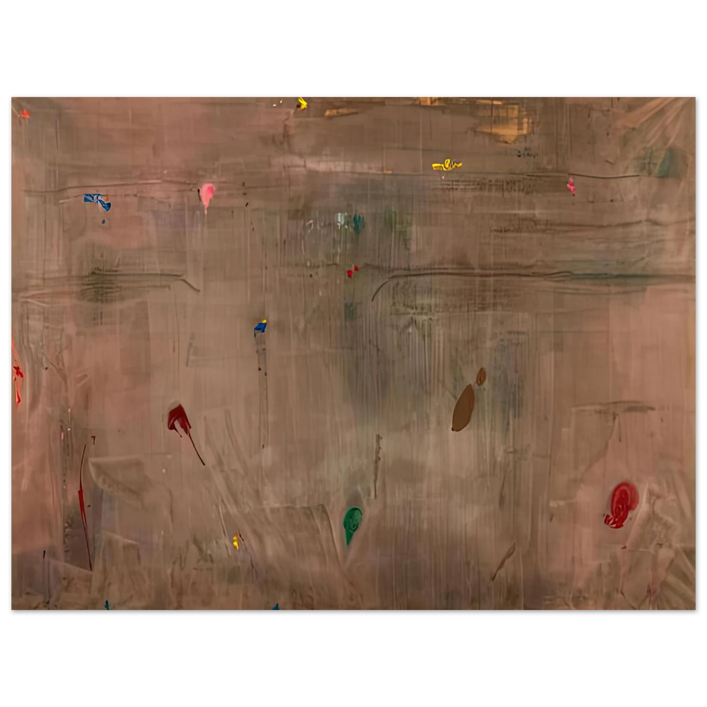 Helen Frankenthaler - Cathedral, 1982- Wall Art - 30x40 cm / 12x16 inches - Premium Wooden Framed Poster With Fine Art Paper - White frame