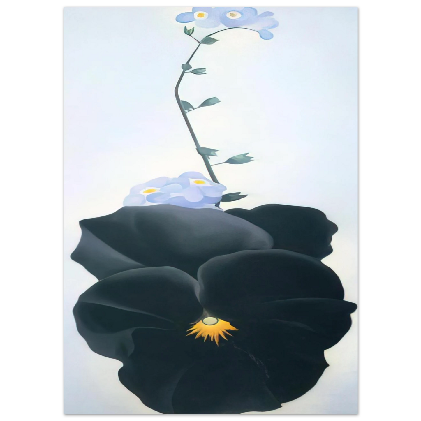 Georgia O'Keeffe - Pansy Fine Art Poster - 75x100 cm / 30x40 inches