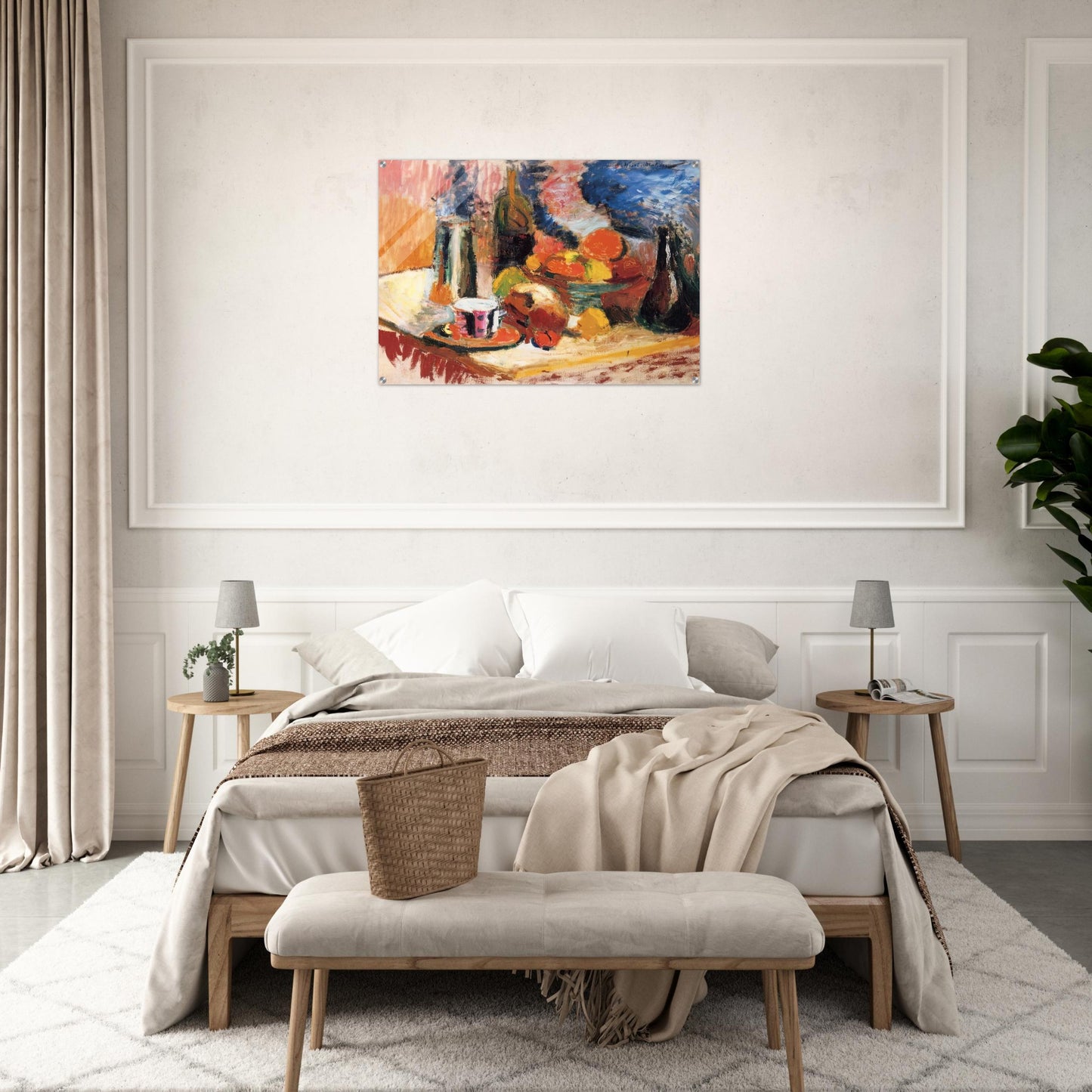 STILL LIFE WITH FRUIT 1896 - Henri Matisse Acrylic Print - 70x100 cm / 28x40″ inches | Henri Matisse Wall Art | Henri Matisse Prints