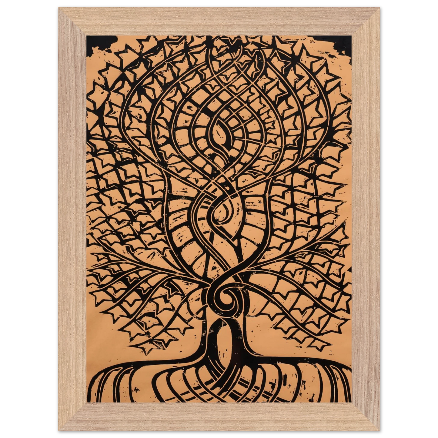 Walter Inglis Anderson - Walter Anderson Wall art - 30x45 cm / 12x18 inches - Premium Wooden Framed Poster With Fine Art Paper - Black frame