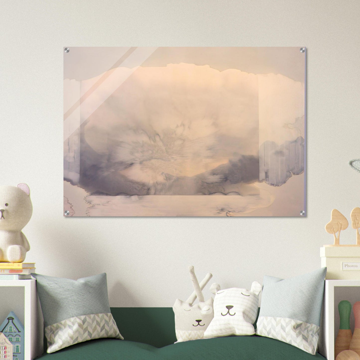 In The Divine - 1986 - Ronnie Landfield Acrylic Print - 70x100 cm / 28x40″ inches | Ronnie Landfield Wall Art | Ronnie Landfield Prints