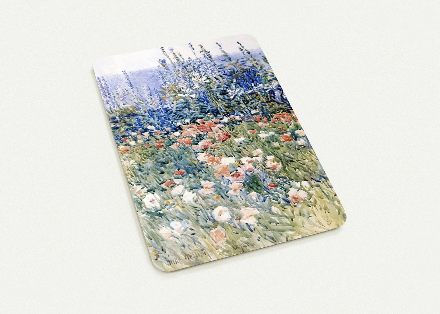 Flower Garden, Isles of Shoals By Childe Hassam Pack of 10 Post Cards | Childe Hassam Post Cards | A6 (10.5 x 14.8 cm) - 4.1 x 5.8 inches