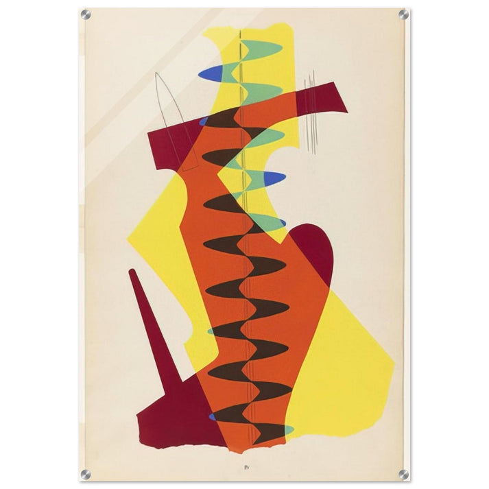 THE MEETING FROM THE PORTFOLIO REVOLVING DOORS 1926 - Man Ray Acrylic Print - 70x100 cm / 28x40″ inches