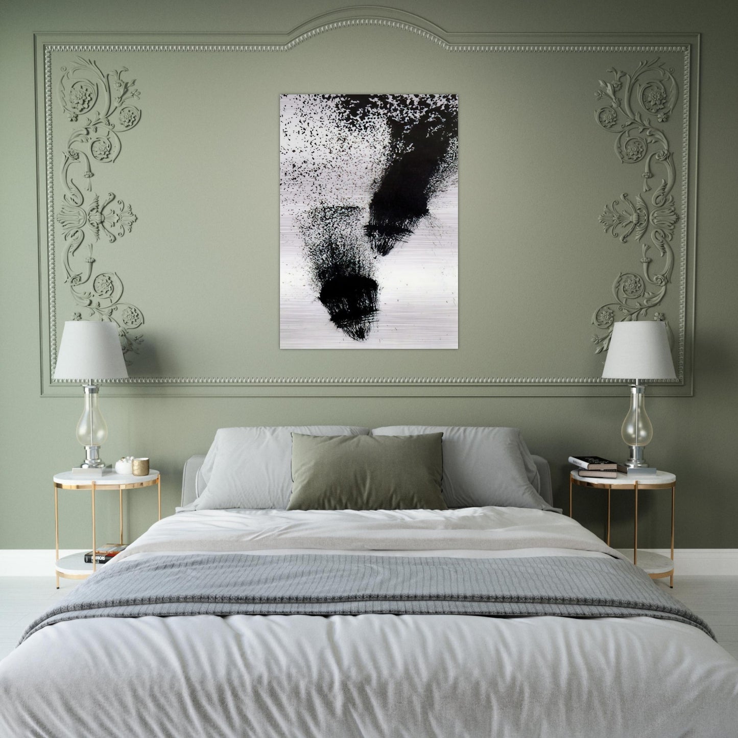 Machine Age Noise - 1957 - Morris Graves Brushed Aluminum Print - 70x100 cm / 28x40 inches | Morris Graves Aluminum Print | Morris Graves Prints