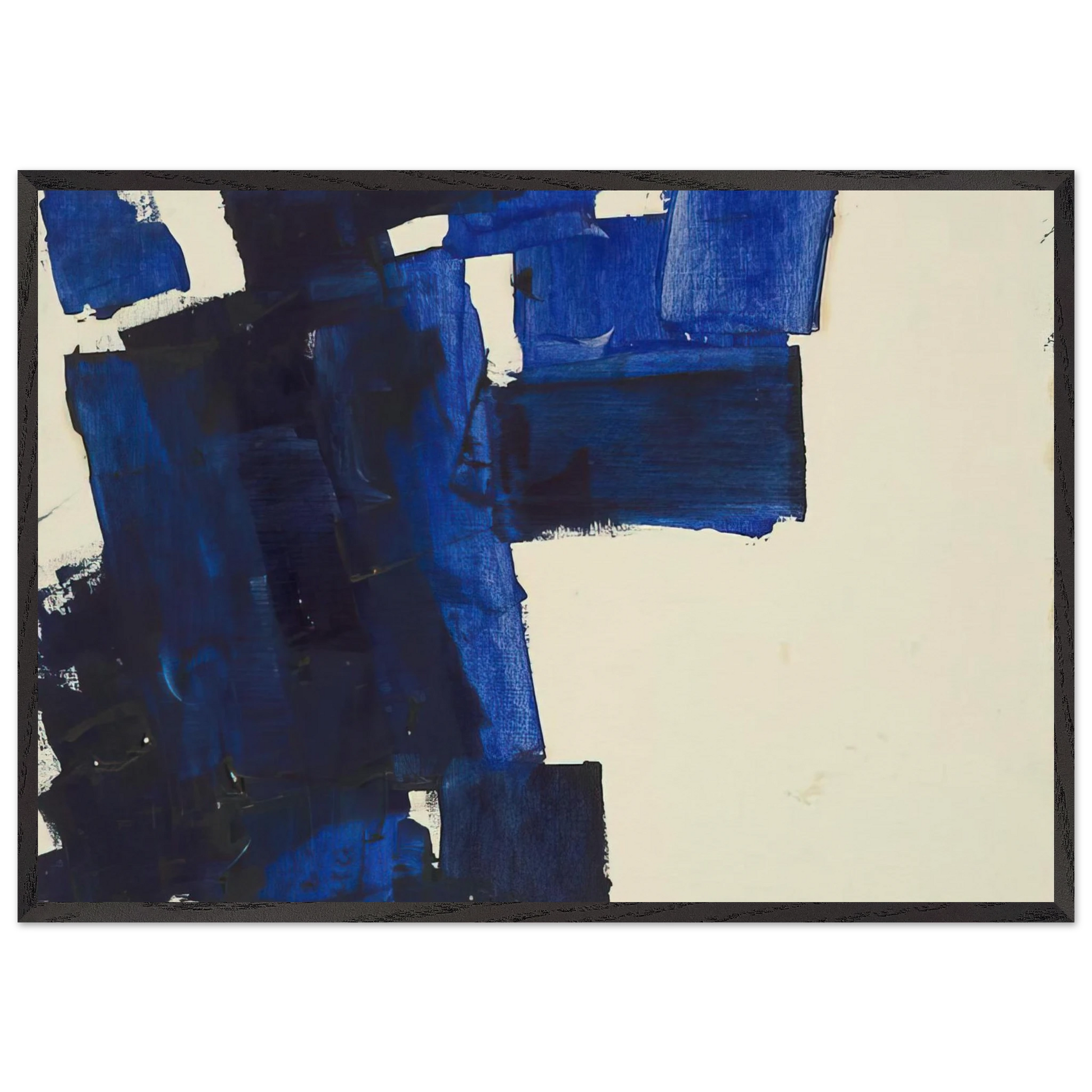 Untitled - 1961 N9 - Charlotte Posenenske Framed Art Print – Black Wooden Frame - Default Title - -Framed Art Print