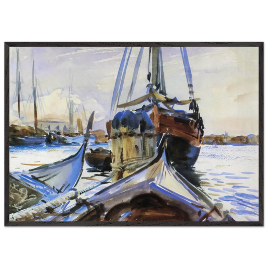 Venice - John Singer Sargent Framed Art Print – Black Wooden Frame - Default Title - -Framed Art Print