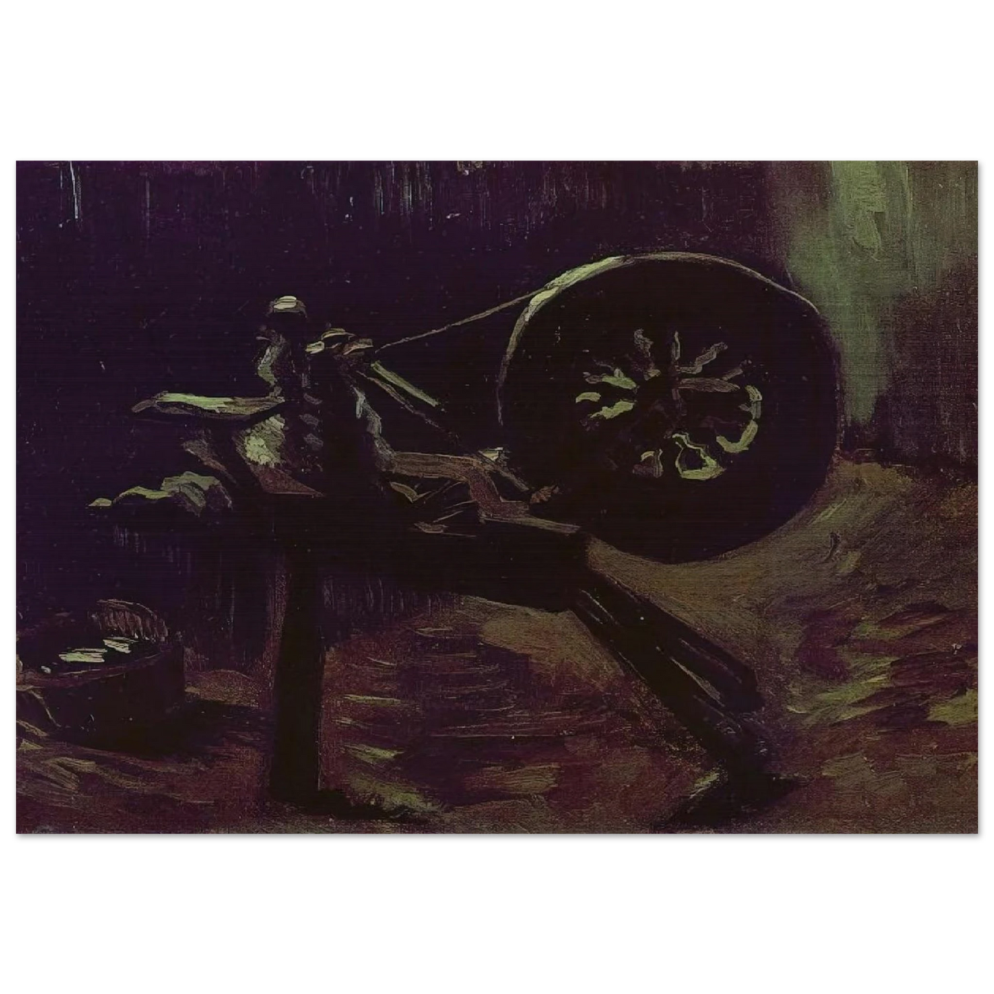 Bobbin Winder - Vincent van Gogh Brushed Aluminum Print - 70x100 cm / 28x40 inches | Vincent van Gogh Aluminum Print | Vincent van Gogh Prints