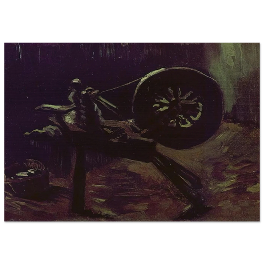 Bobbin Winder - Vincent van Gogh Brushed Aluminum Print - 70x100 cm / 28x40 inches | Vincent van Gogh Aluminum Print | Vincent van Gogh Prints