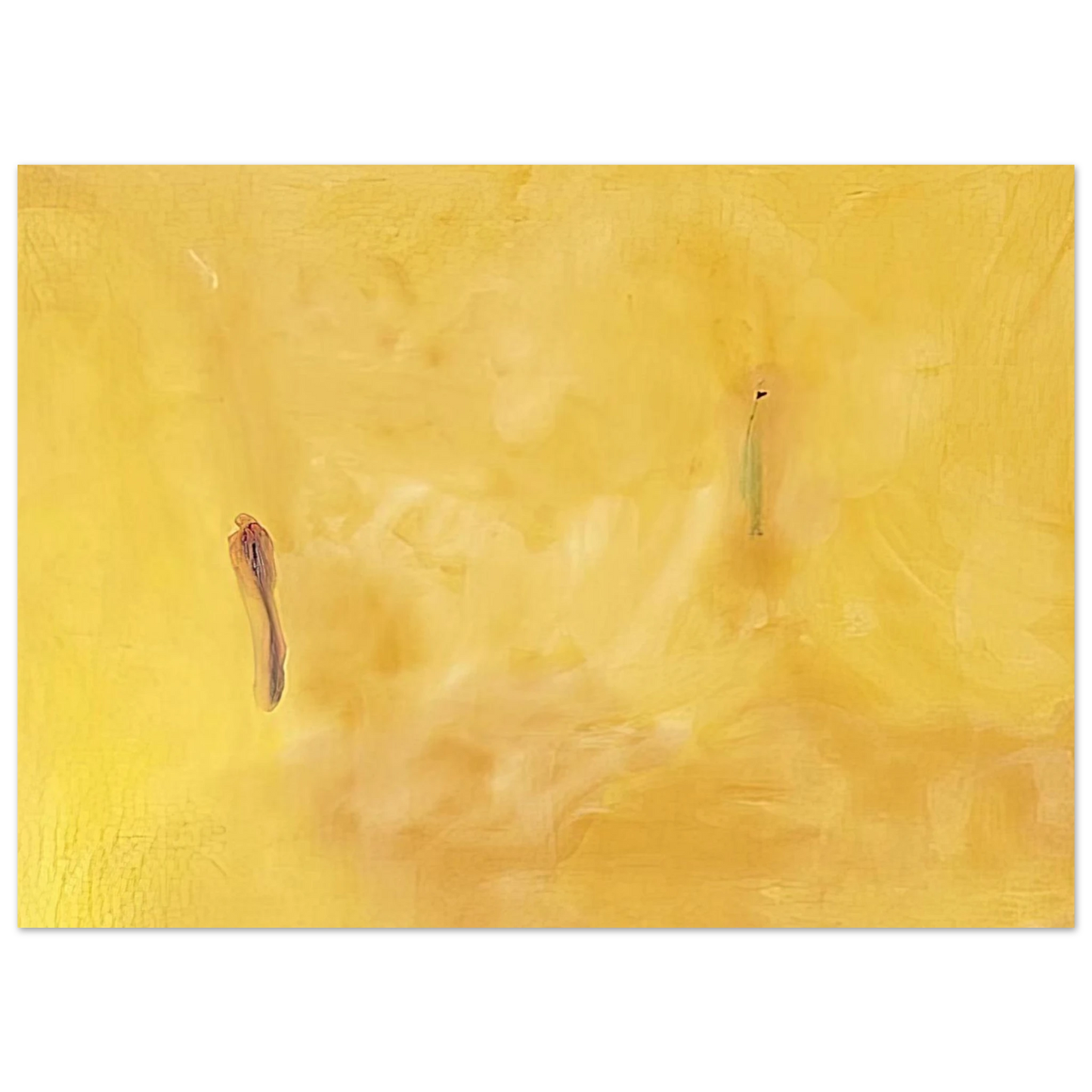 Helen Frankenthaler - Earliness - 1975 Wall art - 15x20 cm / 6x8 inches - Premium Wooden Framed Poster With Fine Art Paper - White frame