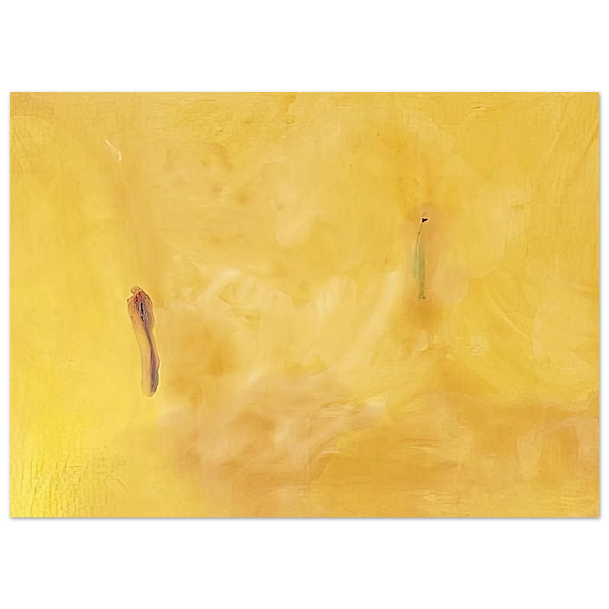 Helen Frankenthaler - Earliness - 1975 Wall art - 15x20 cm / 6x8 inches - Premium Wooden Framed Poster With Fine Art Paper - White frame