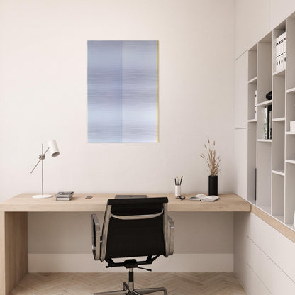 Homage to Newman II - 1979 - Gene Davis Brushed Aluminum Print - 70x100 cm / 28x40 inches | Gene Davis Aluminum Print | Gene Davis Prints